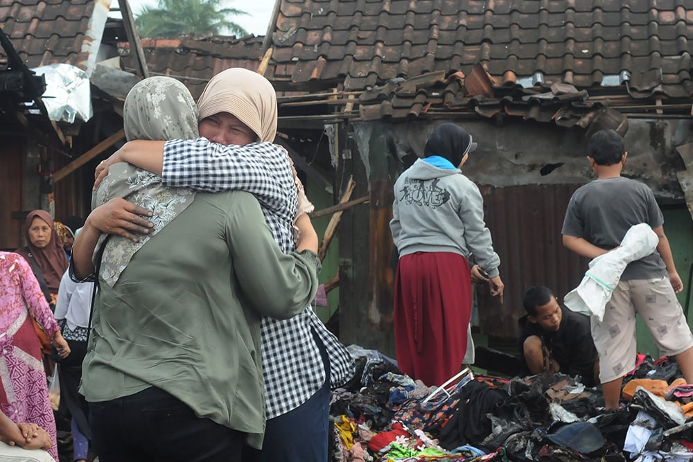  Pascakebakaran Pasar Karanggede di Boyolali