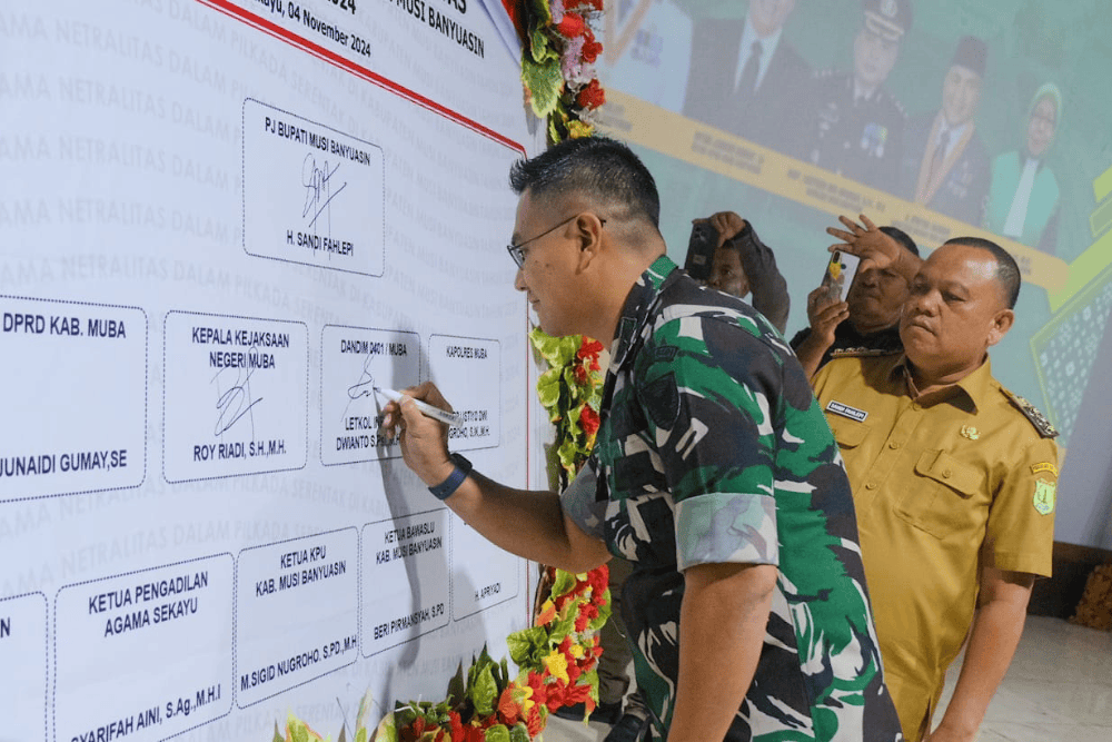  Jelang Pilkada Serentak, ASN dan Kepala Desa di Muba Siap untuk Netral