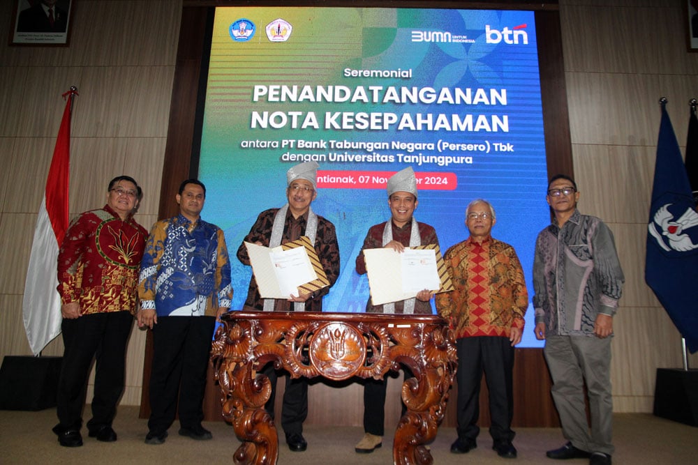  BTN Kerja Sama Dengan Universitas Tanjungpura Tentang Pengembangan Sistem Pembayaran Akademik