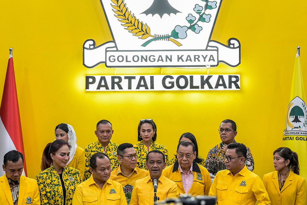  Golkar Umumkan Pengurus DPP Partai 2024-2029