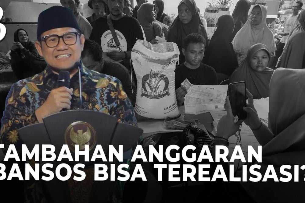  Cak Imin Minta Anggaran Bansos Jadi Rp100 Triliun pada 2025