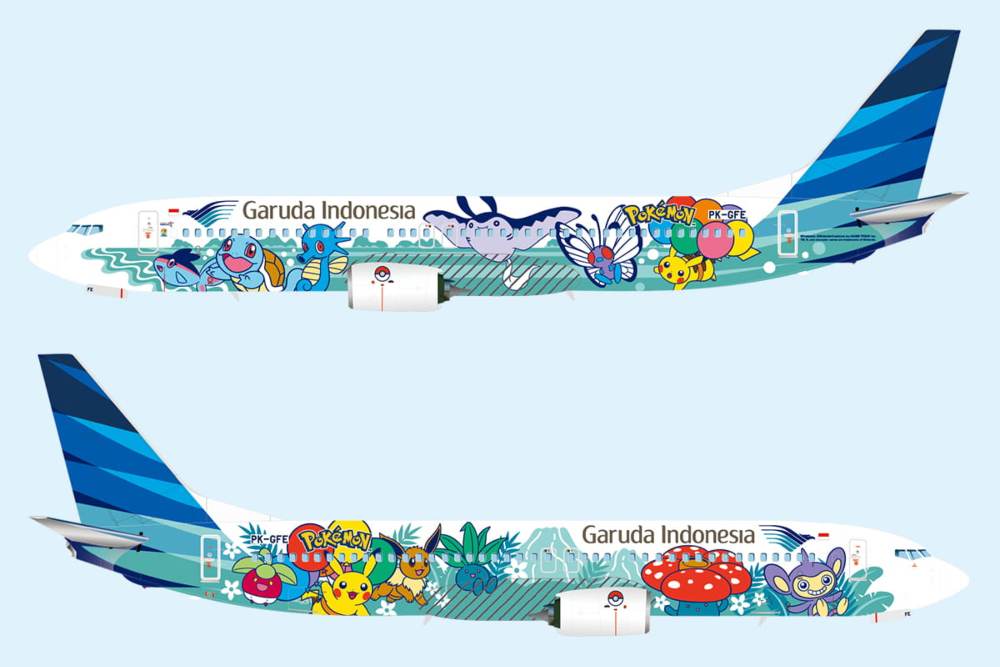  Garuda (GIAA) Kembali Luncurkan Livery Pikcahu, Mulai Terbang 2025!