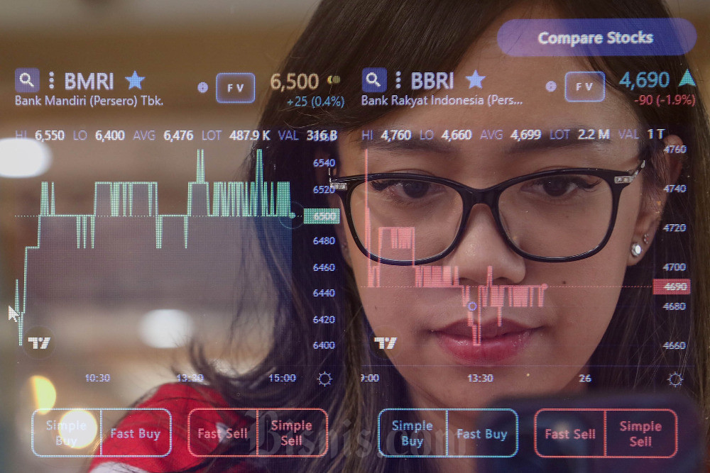 Analis memperkirakan pemangkasan suku bunga The Fed pekan lalu bisa menahan laju aksi jual bersih atau net sell investor asing hari ini. Bisnis/Eusebio Chrysnamurti