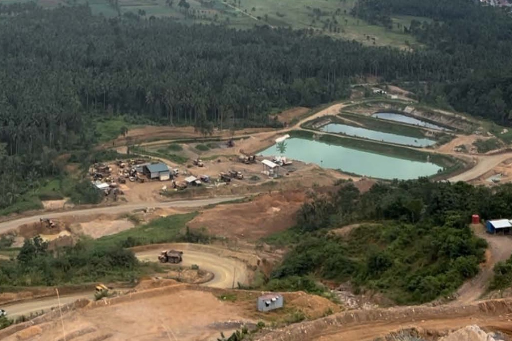 Aktivitas tambang emas milik PSAB./jresources.com
