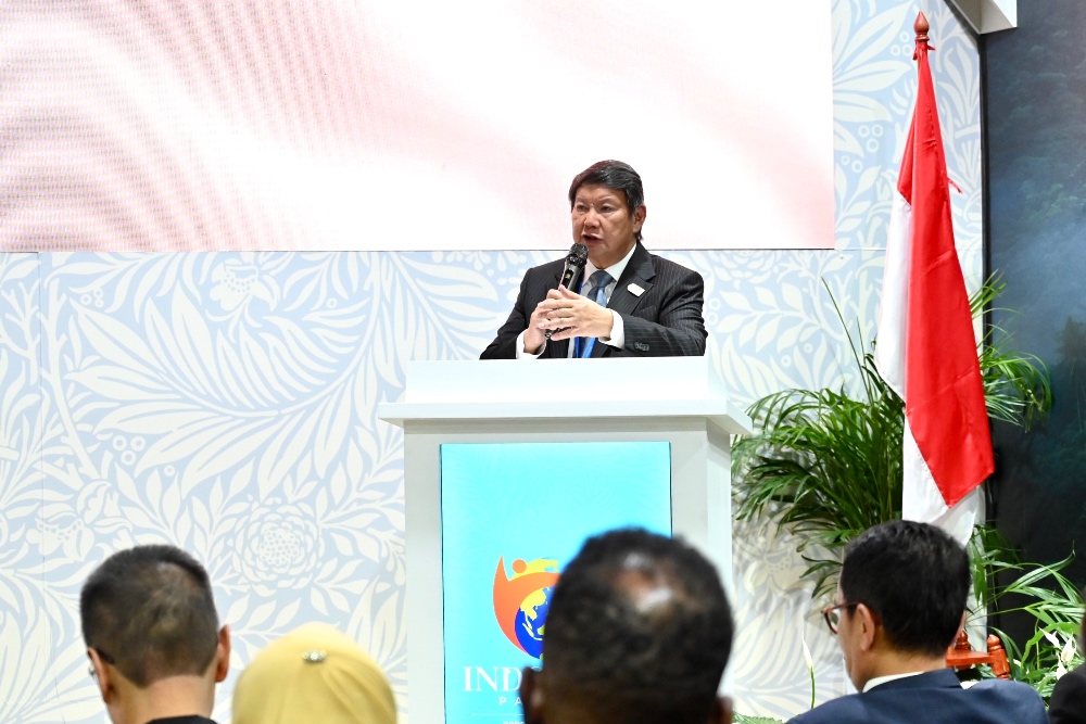  Hashim Ungkap Urgensi Program Ketahanan Pangan di Depan Perwakilan Pavilion COP29