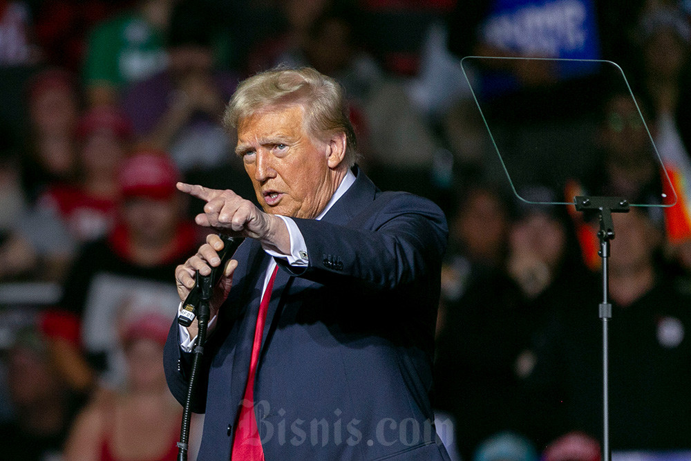 Pemenang Pemilu Presiden Amerika Serikat 2024 Donald Trump. Bloomberg/Jim Vondruska
