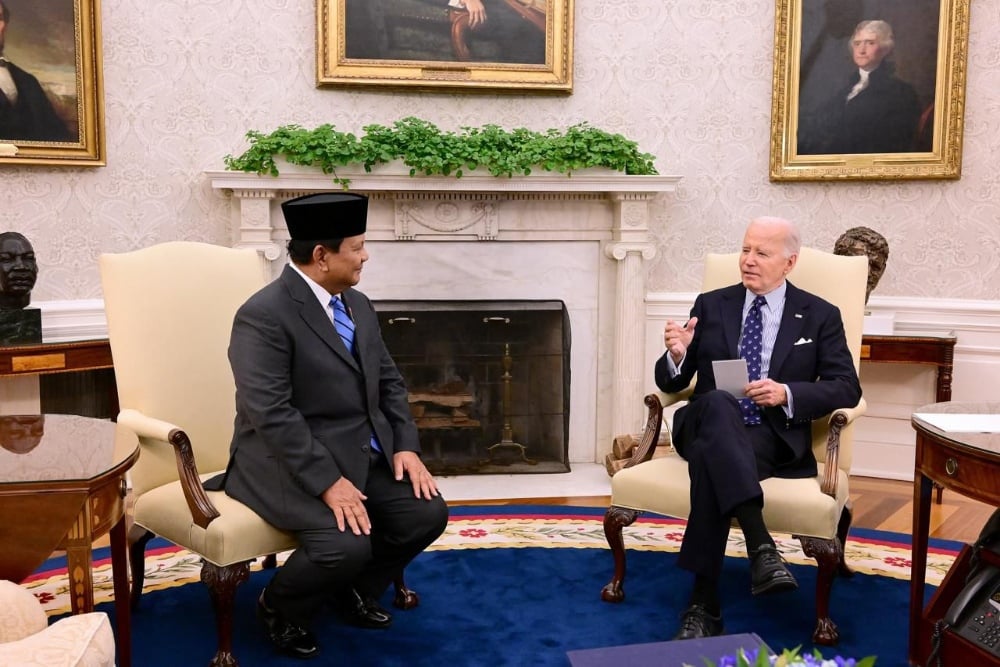  Joe Biden Singgung Isu Gaza dan Laut China Selatan saat Bertemu Prabowo