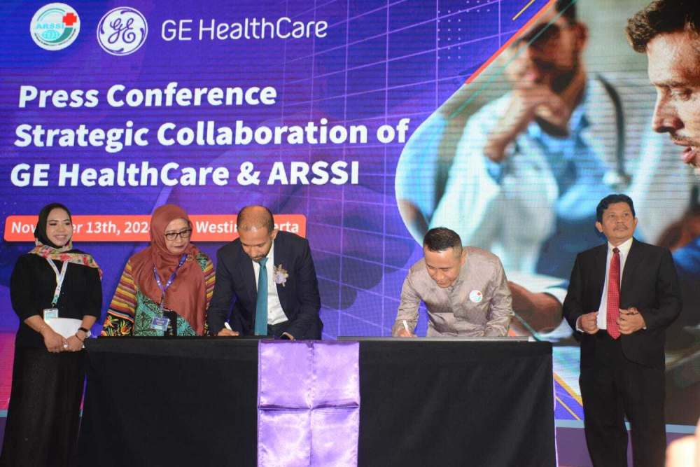  GE HealthCare dan ARSSI Teken MoU Bangun Kemitraan Strategis Jangka Panjang