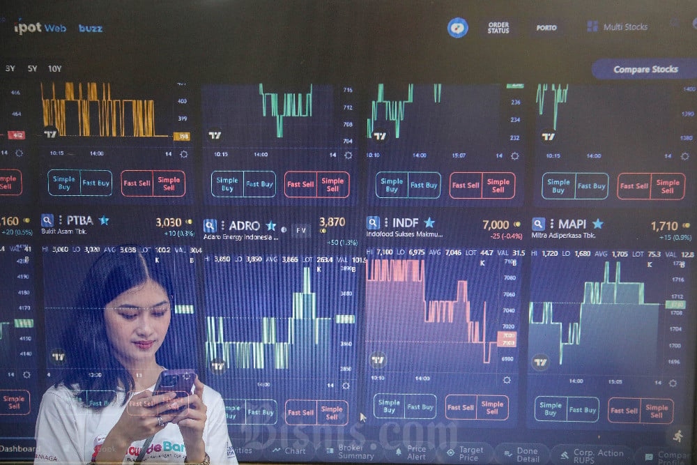  IHSG Dibuka Menguat ke Level 7.311, Saham TPIA, PANI, BREN Melaju