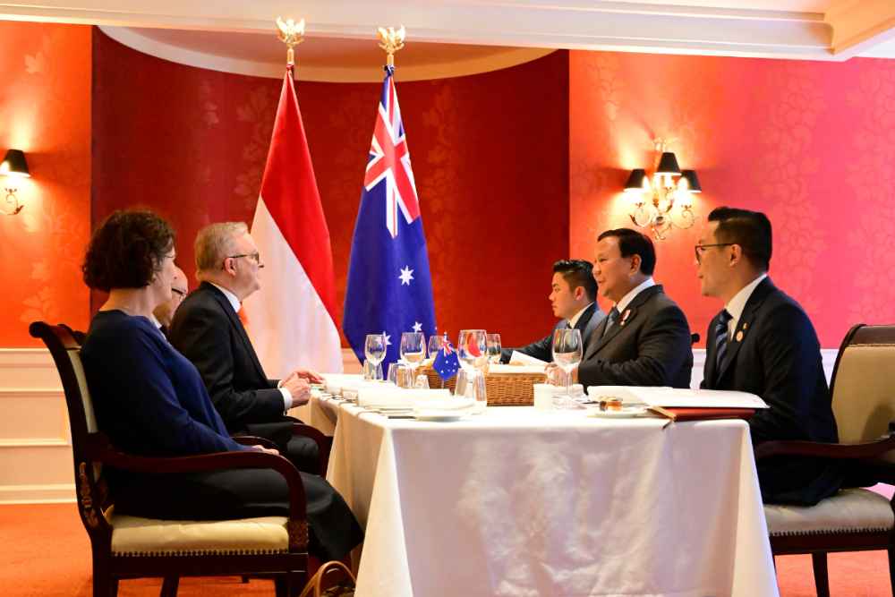  Prabowo Santap Pagi Bersama PM Australia di Peru, Ini yang Dibahas