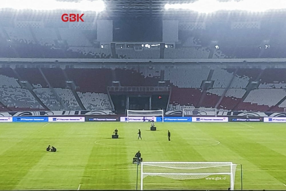  Dikritik Pemain Timnas Jepang, PPKGBK Ungkap Kondisi Rumput Lapangan