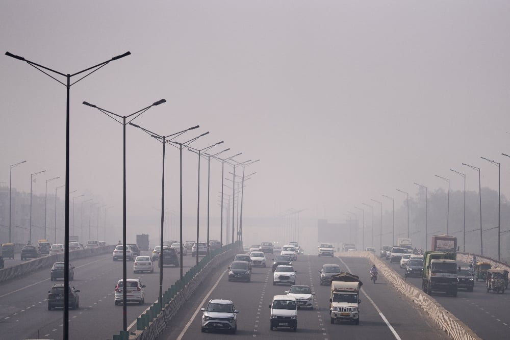  Kabut Asap Polusi Kepung Ibu Kota India New Delhi