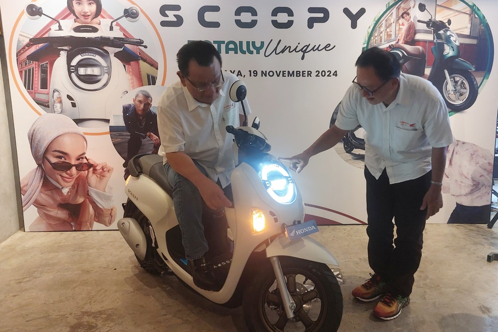  Honda Scoopy Terbaru Diperkenalkan di Jatim, Dibanderol Rp24,6 Juta