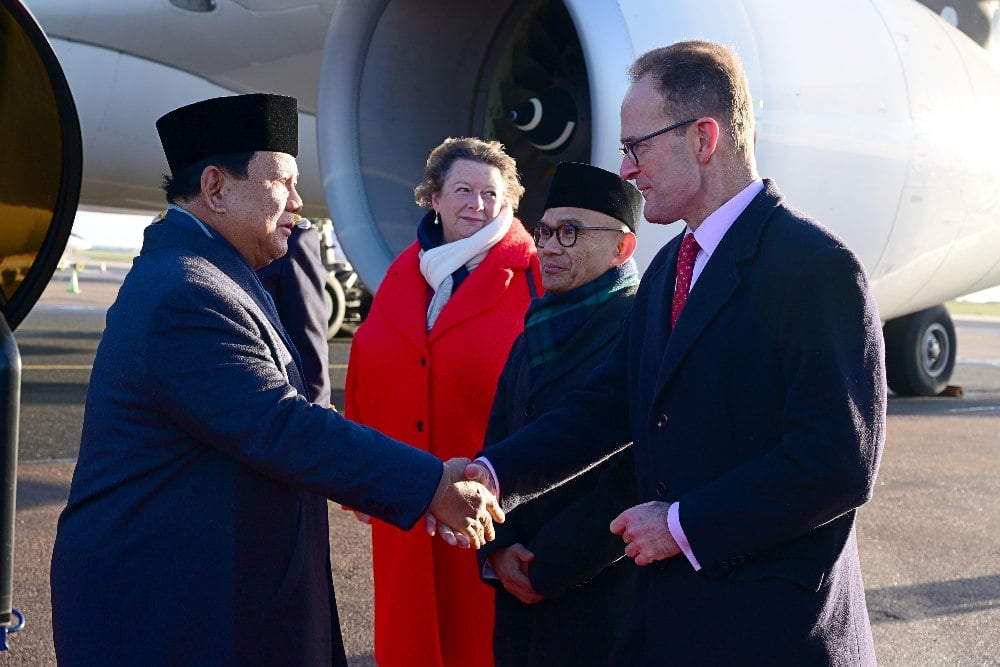  Prabowo Tiba di Inggris, Bakal Bertemu Raja Charles III dan PM Keir Starmer