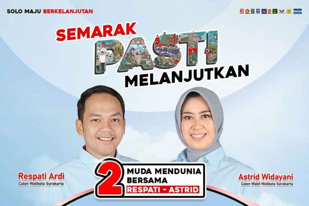  Profil Respati Ardi-Astrid Widayani, Cawali dan Cawawali Solo Nomor Urut 2