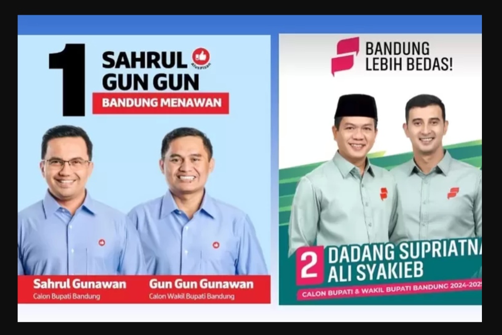  Profil Calon Bupati-Wakil Bupati Bandung 2024: Sahrul-Gun Gun vs Dadang-Ali Syakieb