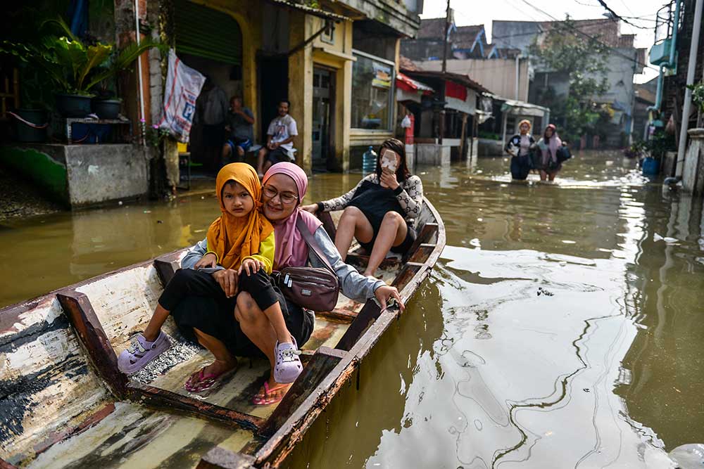  Banjir Luapan Sungai Citarum Rendam Kabupaten Bandung