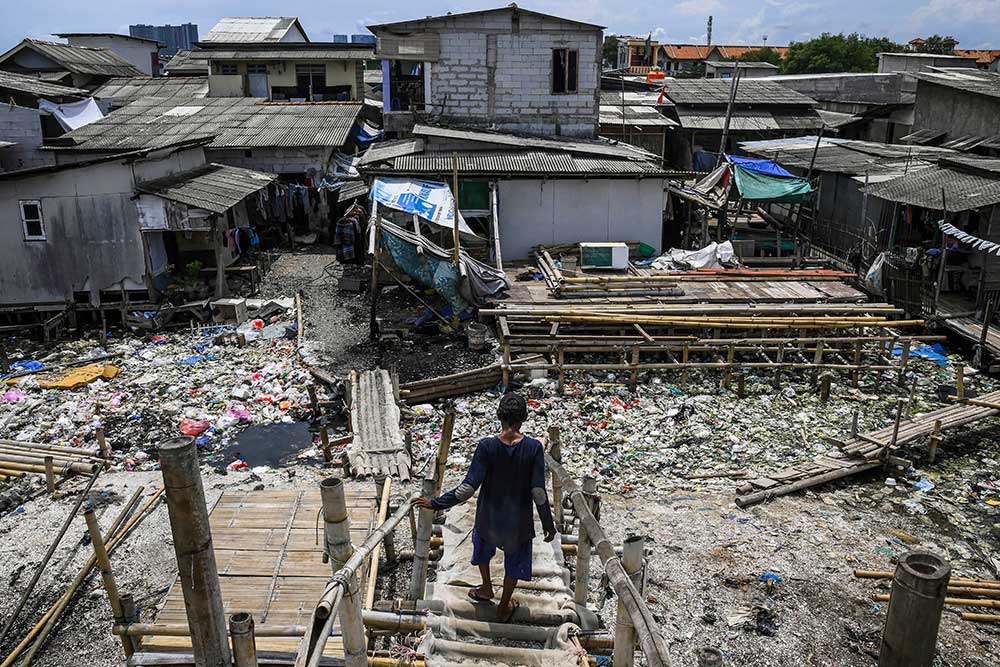  Kampung Dadap di Tangerang Dipenuhi Sampah