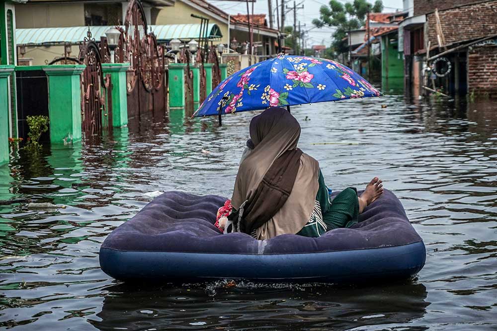  Banjir Rendam Sejumlah Daerah di Pekalongan Jawa Tengah