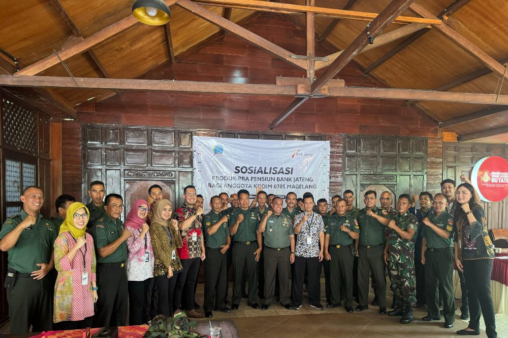  Bank Jateng Sosialisasikan Produk Pra Pensiun ke Kodim Magelang