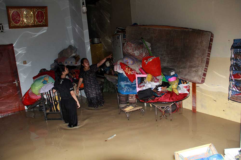  Ratusan Rumah di Kota Medan Terendam Banjir