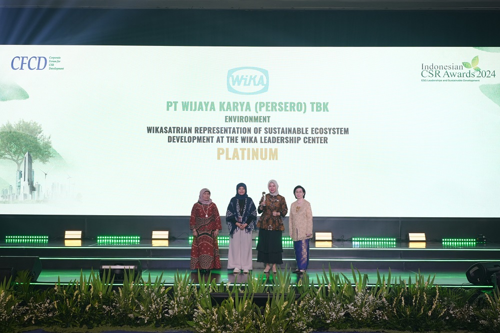  Raih CSR Award 2024, WIKA Perkuat ESG Lewat Kerja Sama BRIN