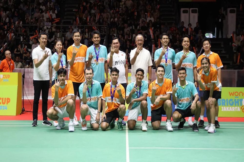  Para Legenda Bulu Tangkis Turun Gunung Meriahkan wondr by BNI BrightUp Cup 2024