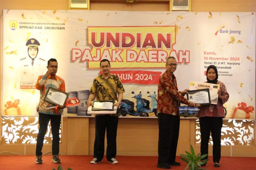  Bank Jateng Dukung Gebyar Undian Pajak Daerah Grobogan