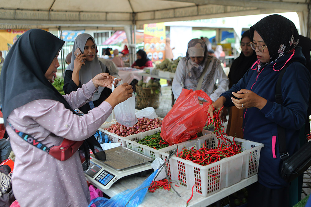  Pasar Tani Jelang Natal Dan Tahun Baru di Aceh