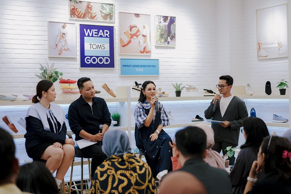 Yayasan Milik Penyanyi Andien Disupport TOMS