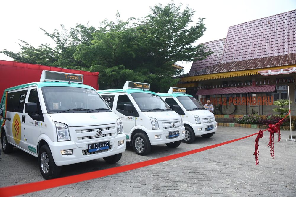  Angkot Listrik di Pekanbaru Meluncur, Bakal Dioperasikan Juga Bus