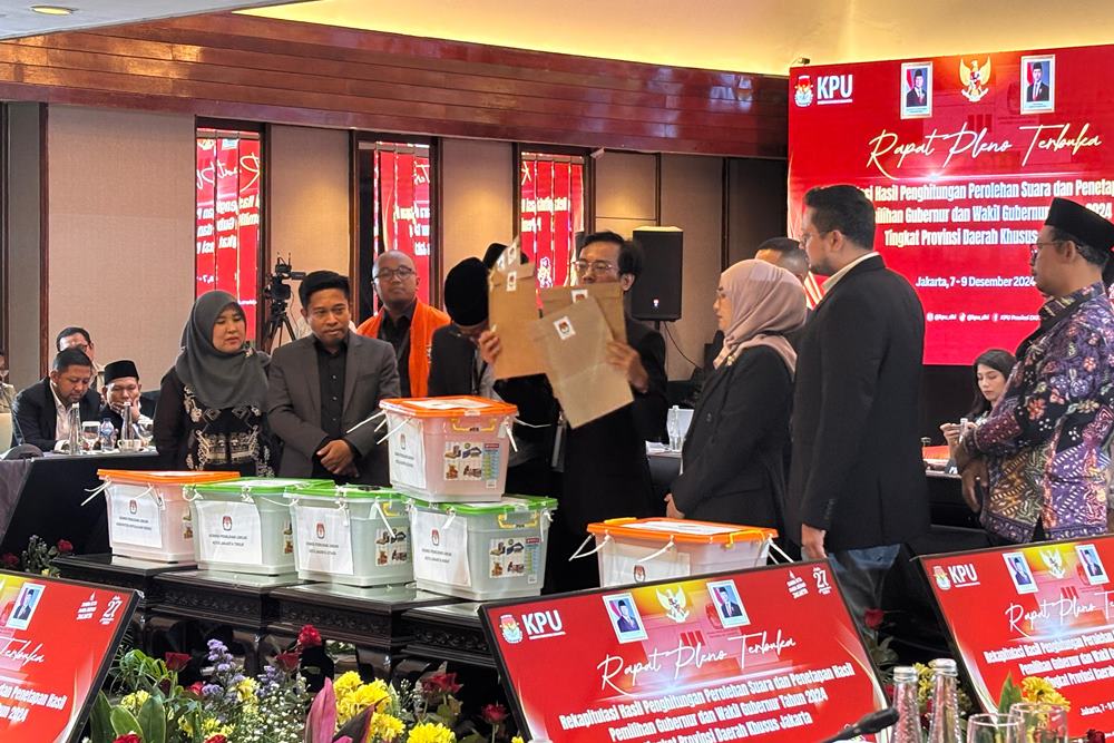  KPU Sahkan Perolehan Suara di Jakbar, Pasangan Pramono-Rano Unggul