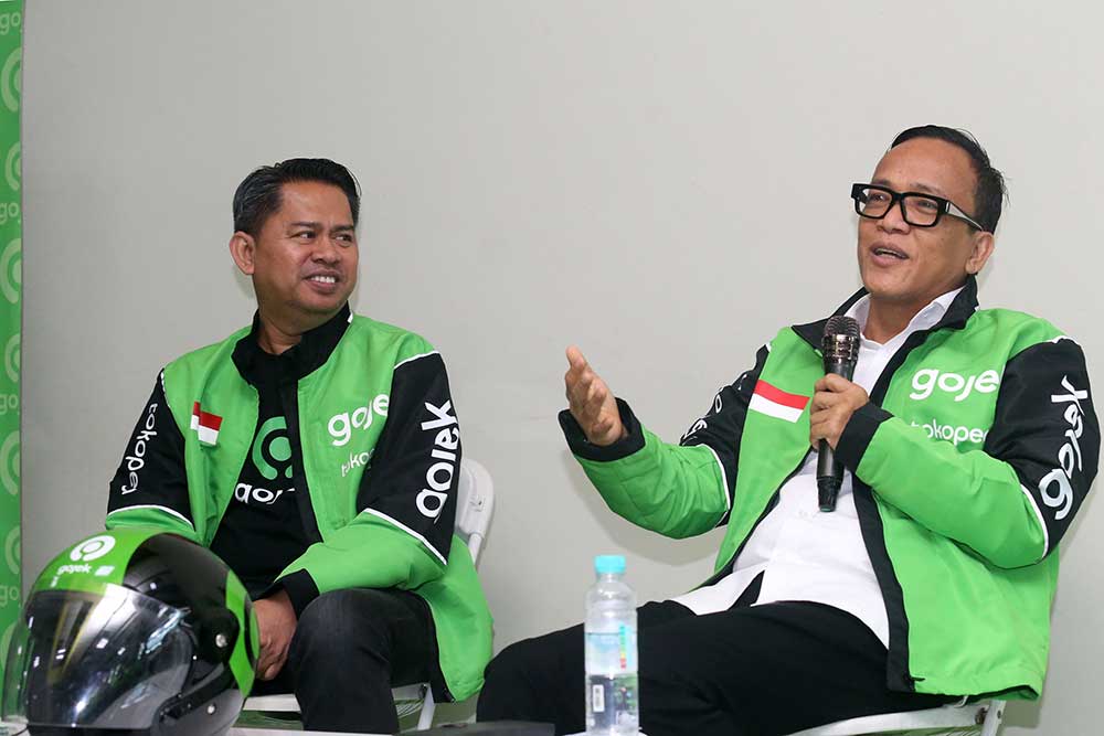  Mitra Driver Gojek Sampaikan Aspirasi Saat Berdialog Dengan Wamenaker
