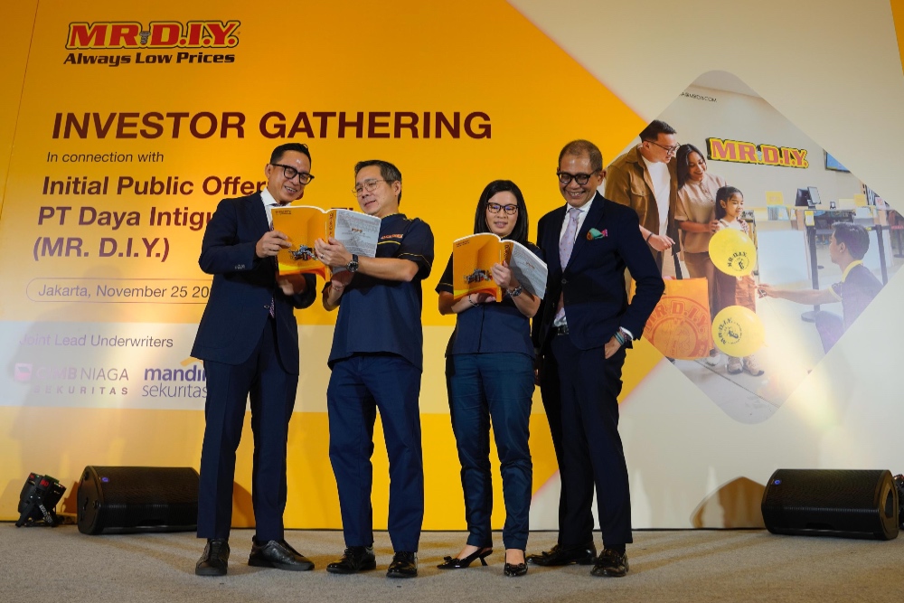  MR DIY (MDIY) Patok Harga IPO Rp1.650 per Saham