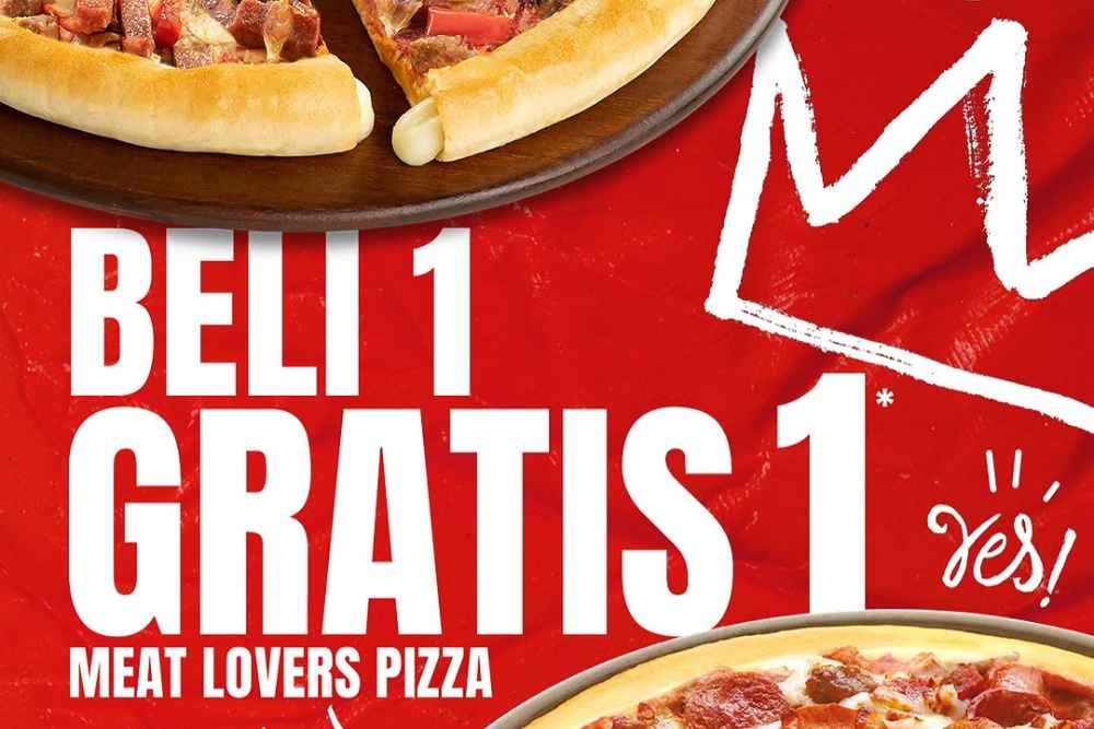 Promo Beli 1 Gratis 2 Pizza Hut spesial Harbolnas 12.12/Pizza Hut