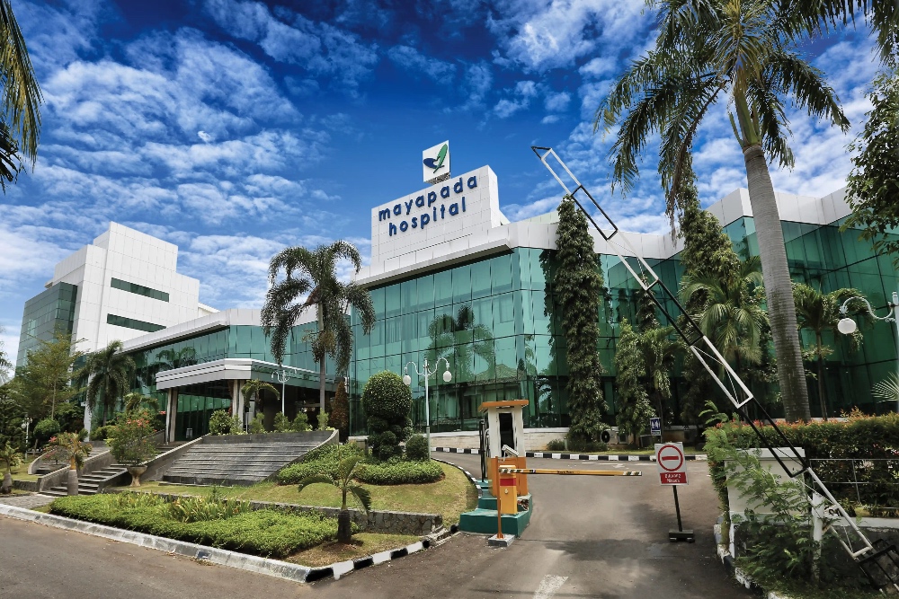 RS Mayapada yang berlokasi di Tangerang dikelola dan dimiliki oleh PT Sejahteraraya Anugrahjaya Tbk. (SRAJ)./mayapadahospital.com