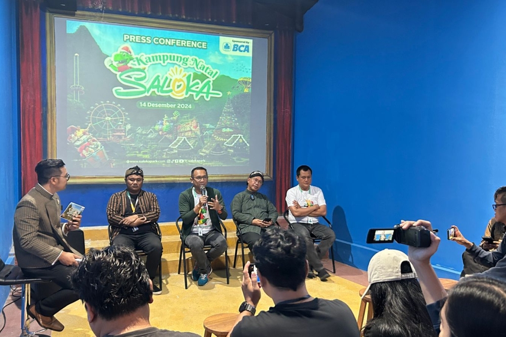  Kampung Natal Saloka Angkat Tema Jajan di Kampung