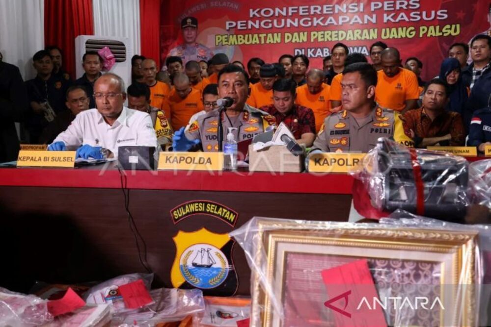  Uang Palsu Dibuat di Kampus, 17 Tersangka Terancam Pidana Seumur Hidup