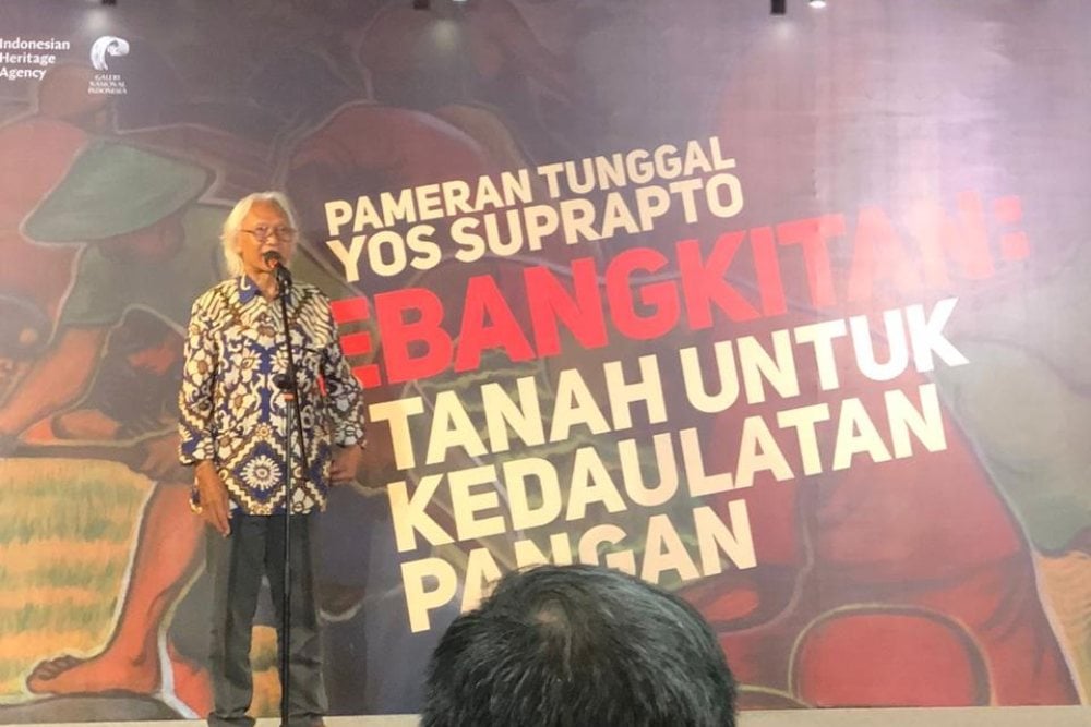  Seniman Yos Suprapto Bantah Lukisannya Sasar Makian ke Tokoh Tertentu