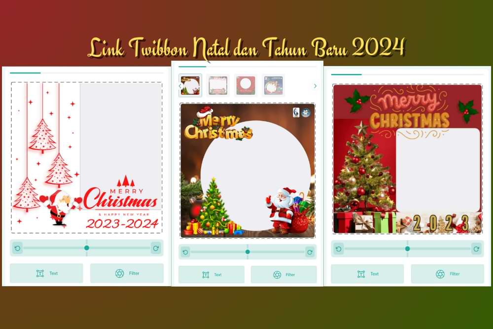  Kumpulan Link Twibbon Spesial Natal 2024 Gratis dan Aesthetic
