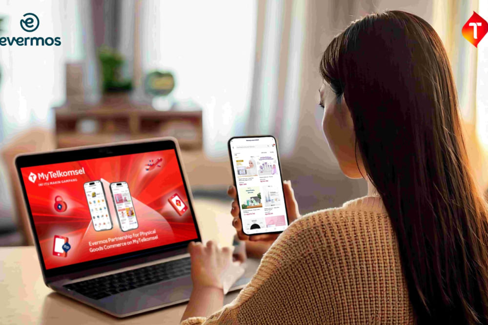  Telkomsel dan Evermos Tawarkan Produk UMKM di Aplikasi MyTelkomsel
