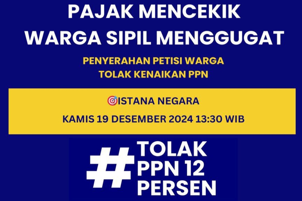  Naik Terus! Petisi Tolak PPN 12% Diteken Hampir 200.000 Warganet