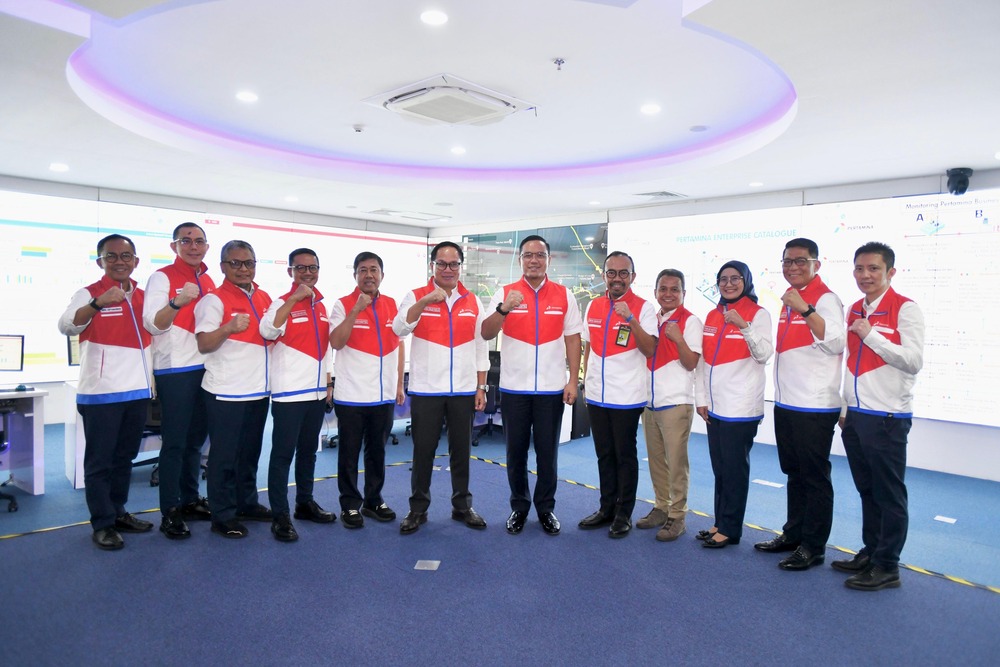  Wamen BUMN & Dirut Pertamina Tinjau Pasokan Energi Nataru di Digital Hub