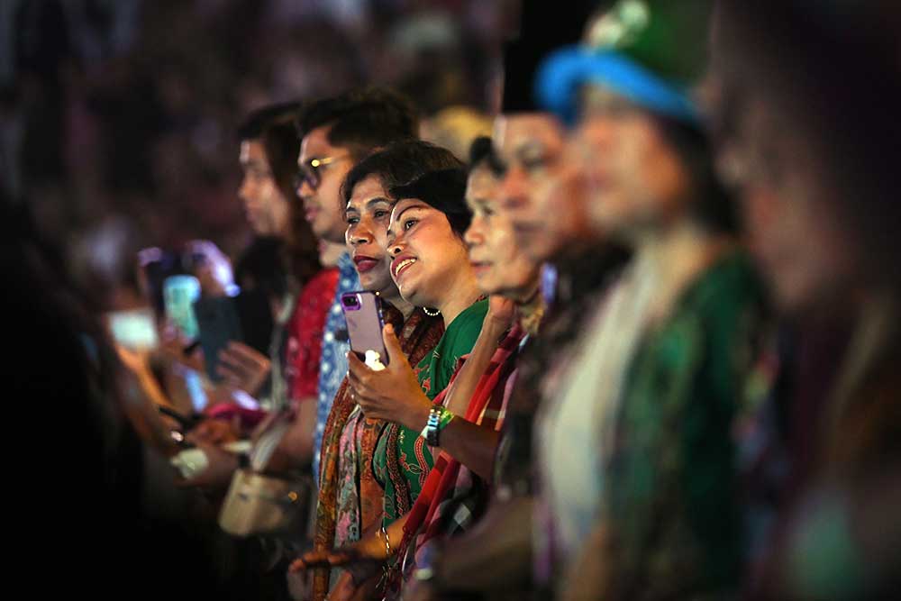  Suasana Perayaan Natal Nasional 2024 di Indonesia Arena