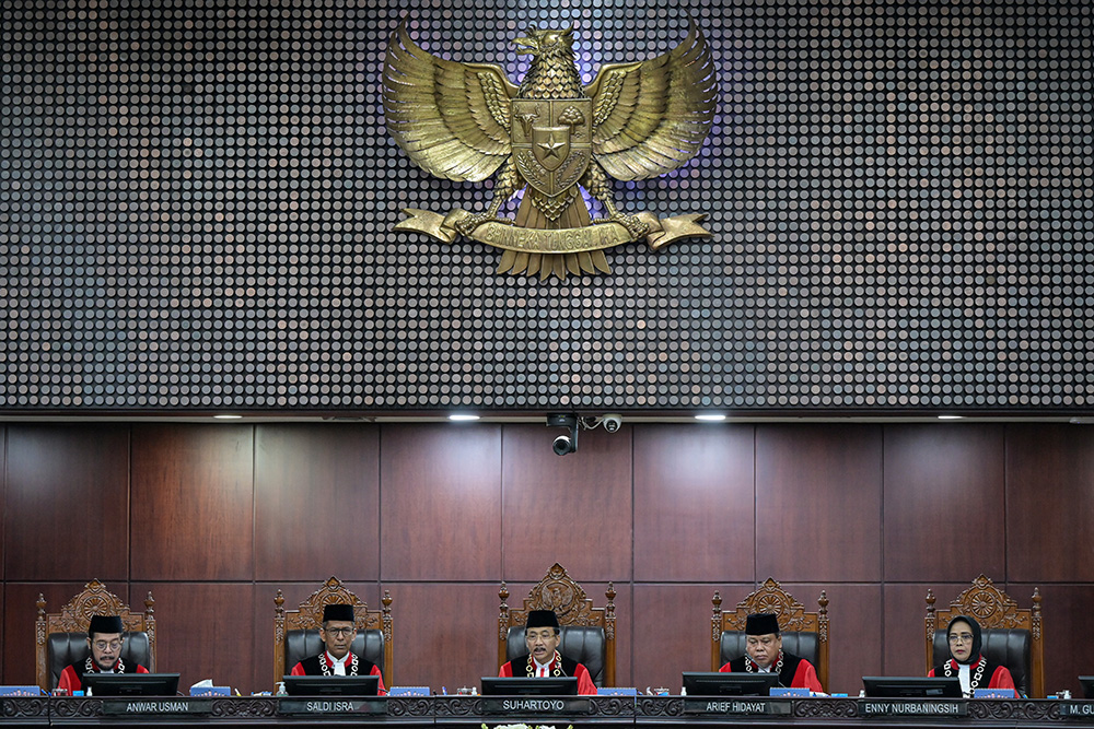  Sidang Pleno Khusus Penyampaian Laporan Tahunan MK