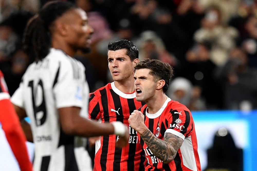  Hasil Piala Super Italia: Debut Conceicao, AC Milan Bekuk Juventus