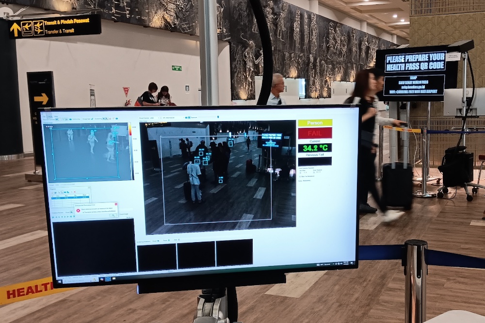  Virus HMPV Ditemukan di RI, Bandara Ngurah Rai Pasang Thermo Scanner