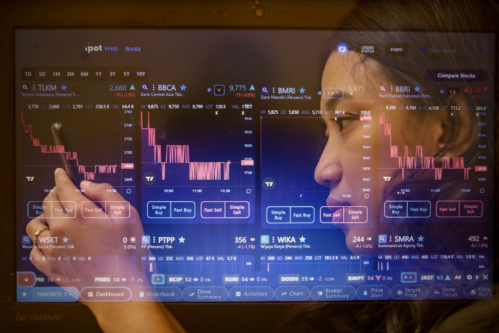  IHSG Ditutup Tertekan ke Level 7.080,35, Dibebani MDKA, MBMA & AMMN