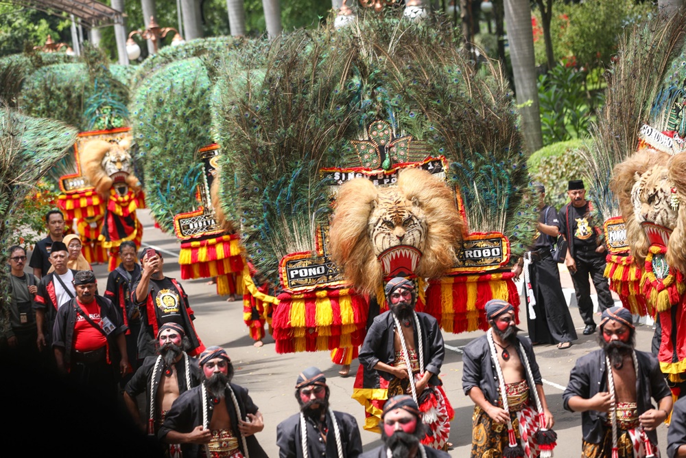  Kala 40 Reog Guncang Lapangan Banteng, Rayakan Penetapan Warisan Budaya Unesco