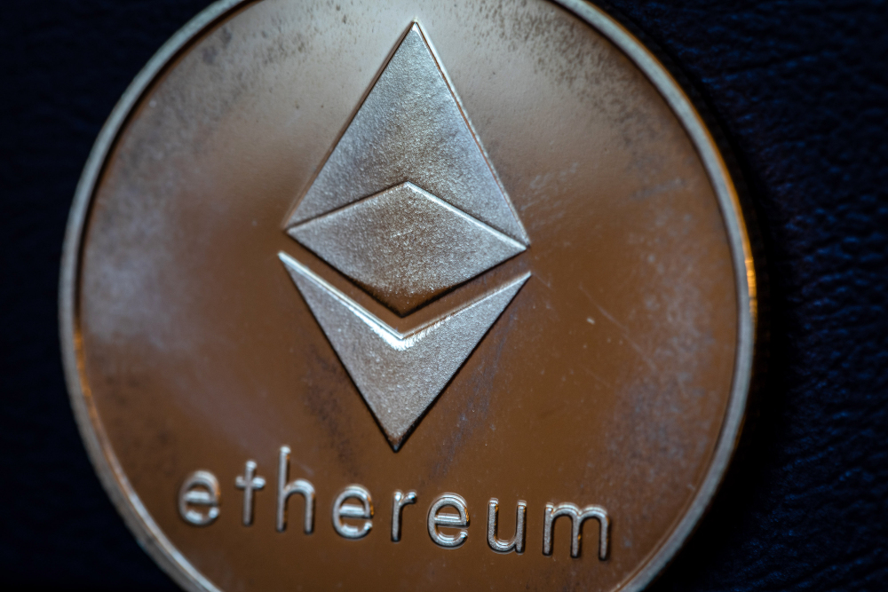 Potret token Ethereum (ETH). / Bloomberg-Angel Garcia